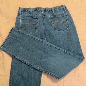 Pair of Cinch jeans, good shape, no rips or tears from a smoke free home.